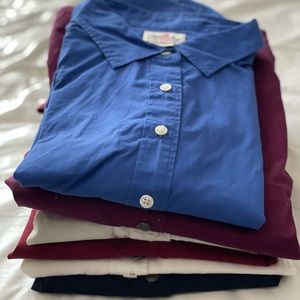 j.crew Bundle of work shirting; size small